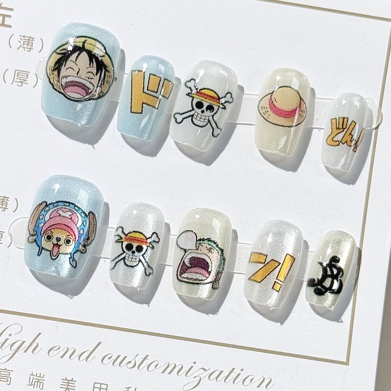Nail Art Zoro One Piece - One Piece Cute Animation Luffy Zoro