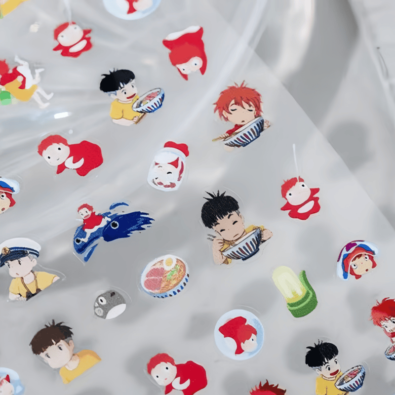 Nail Art Zelda - Miniso New Anime Nail Stickers Cartoon
