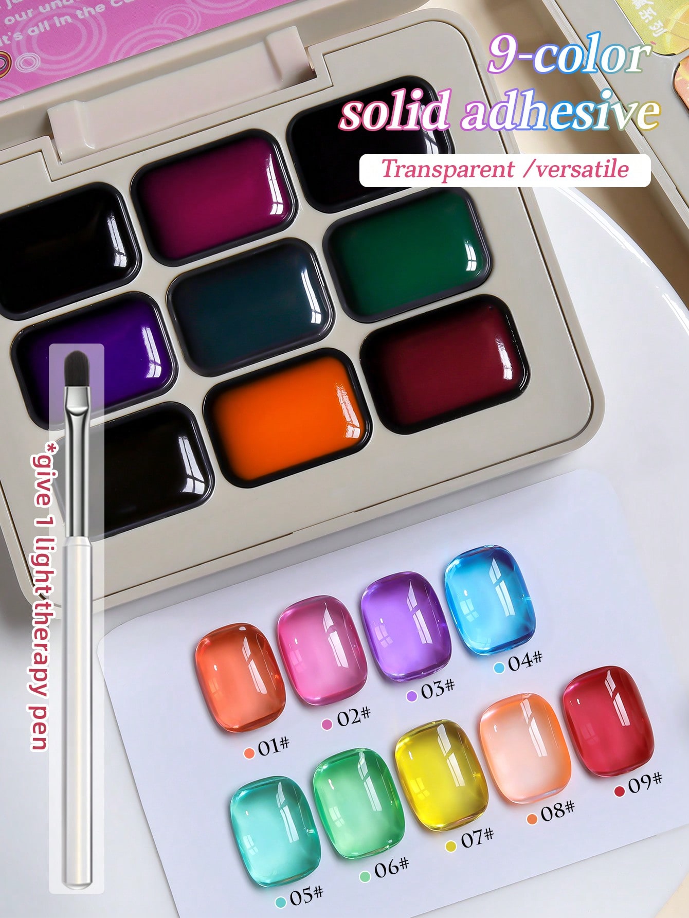 9-piece set 2025 spring nail a - Nail Art One Piece ulasan dan harga