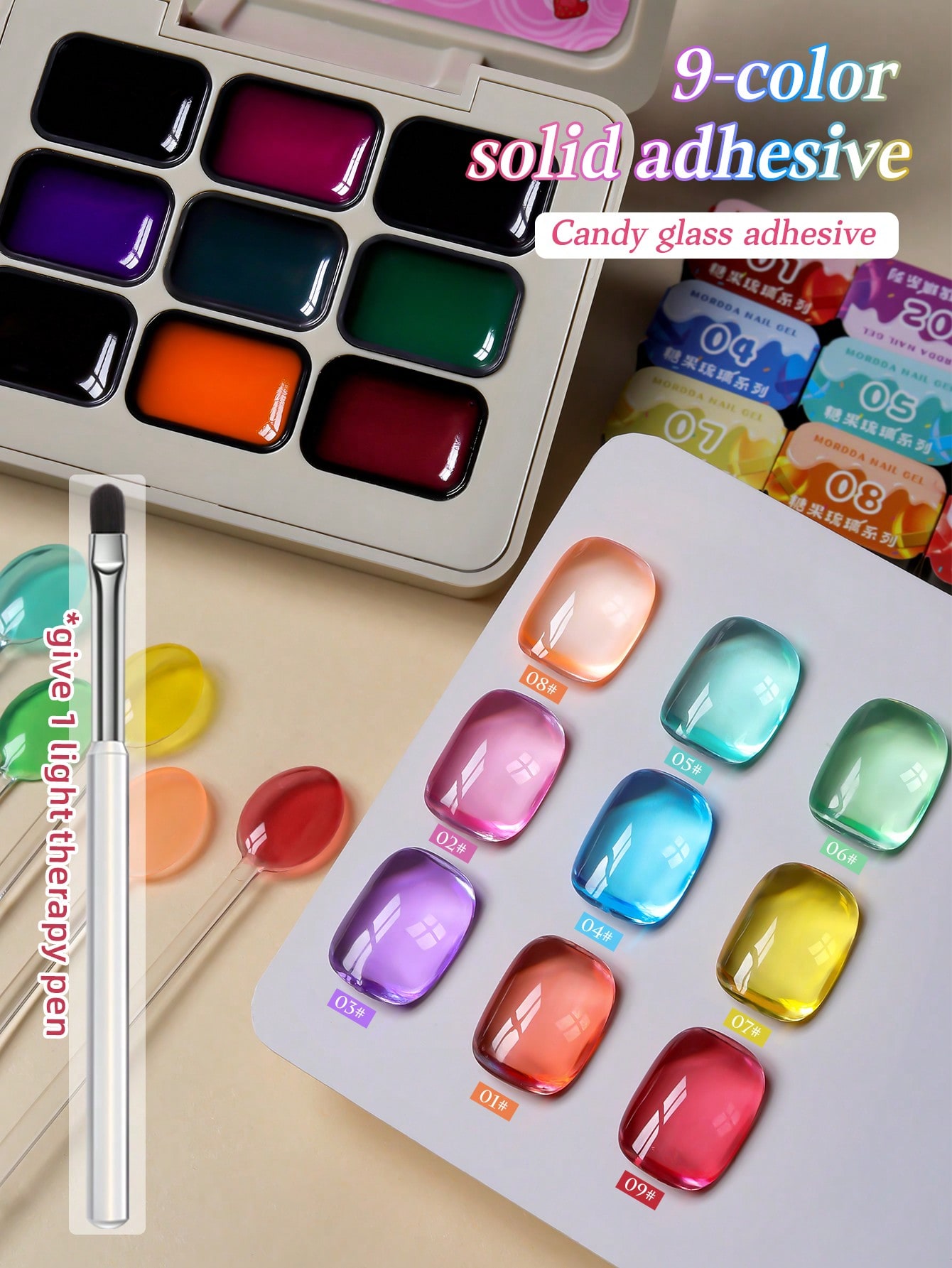9-piece set 2025 spring nail a - Nail Art One Piece ulasan dan harga