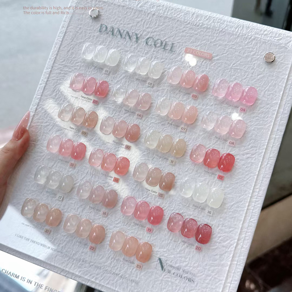 23 Pcs France Naked Color Gel  - Nail Art France ulasan dan harga