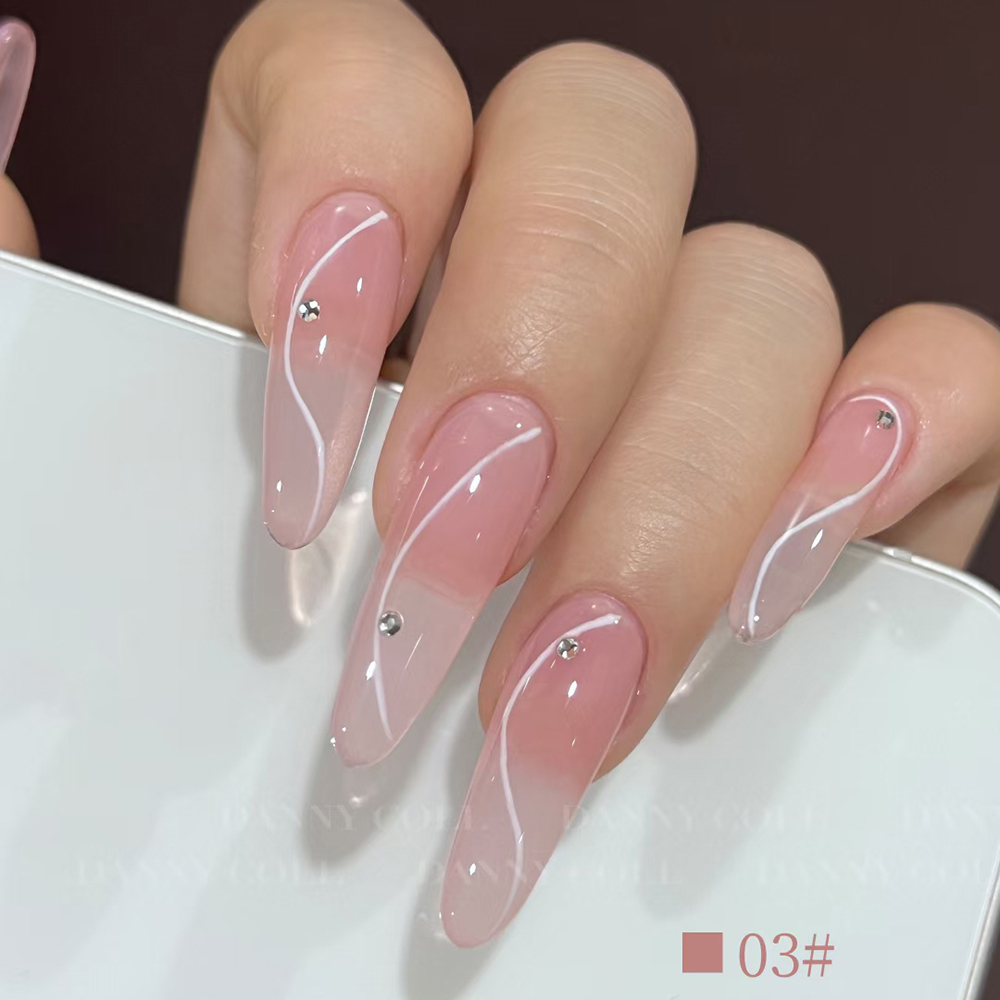 23 Pcs France Naked Color Gel  - Nail Art France ulasan dan harga
