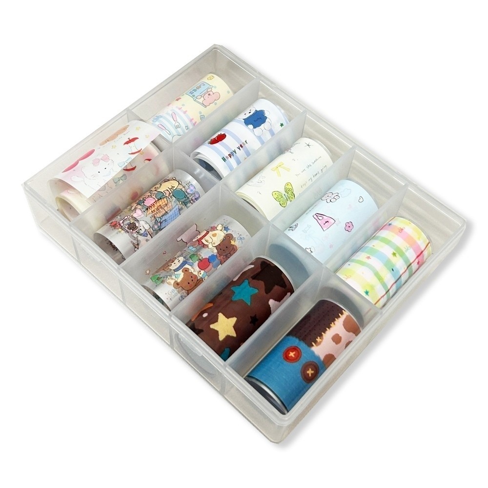 10Rolls Colorful Nail Foils Tr - Nail Art Denim ulasan dan harga