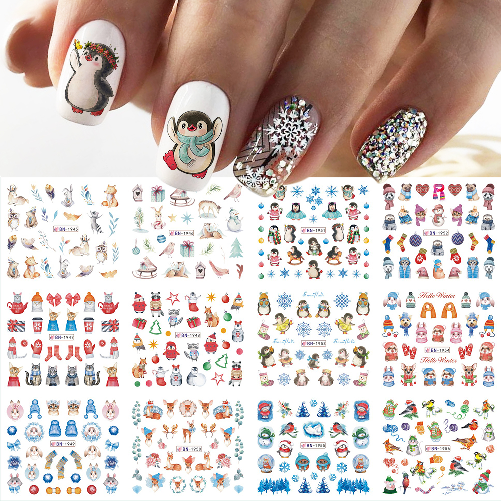 12patterns Christmas Nail Wate - Nail Art Xmas Design ulasan dan harga