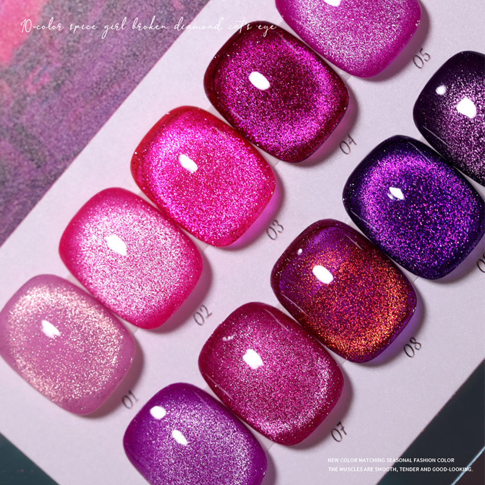 Vendeeni 15ml Pink Purple Glit - Nail Art Natural Pink ulasan dan harga
