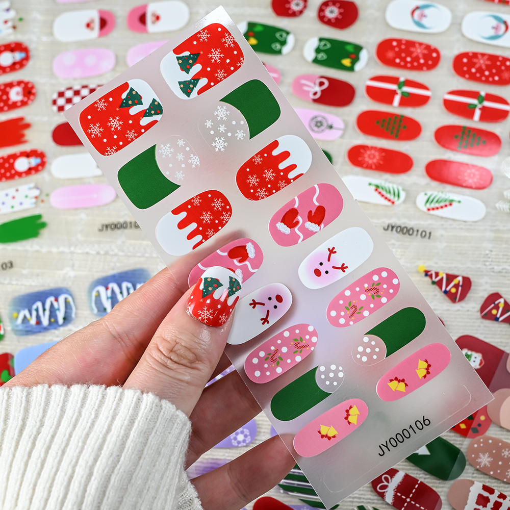 16Tips Christmas Nail Polish S - Nail Art Xmas Design ulasan dan harga