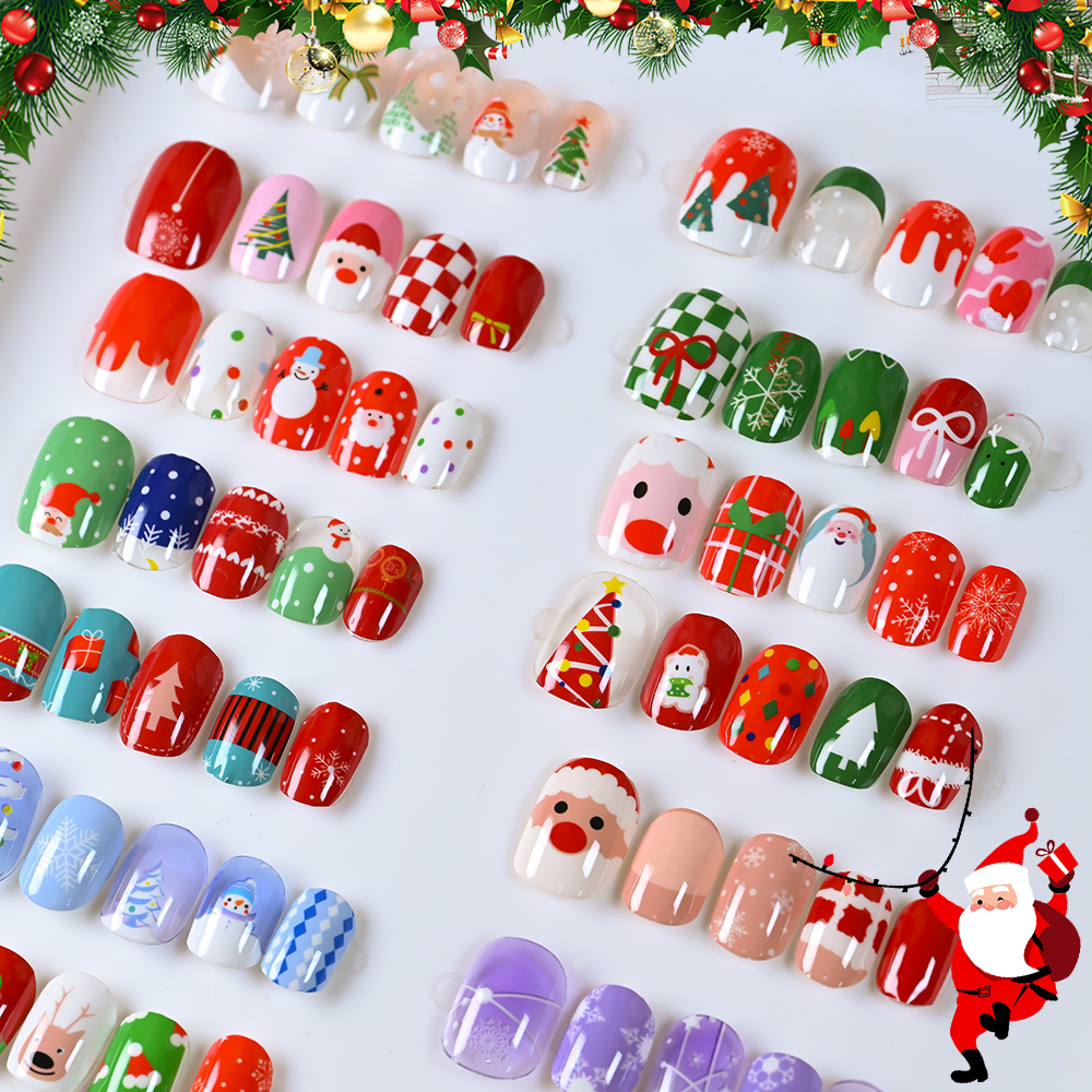 16Tips Christmas Nail Polish S - Nail Art Xmas Design ulasan dan harga