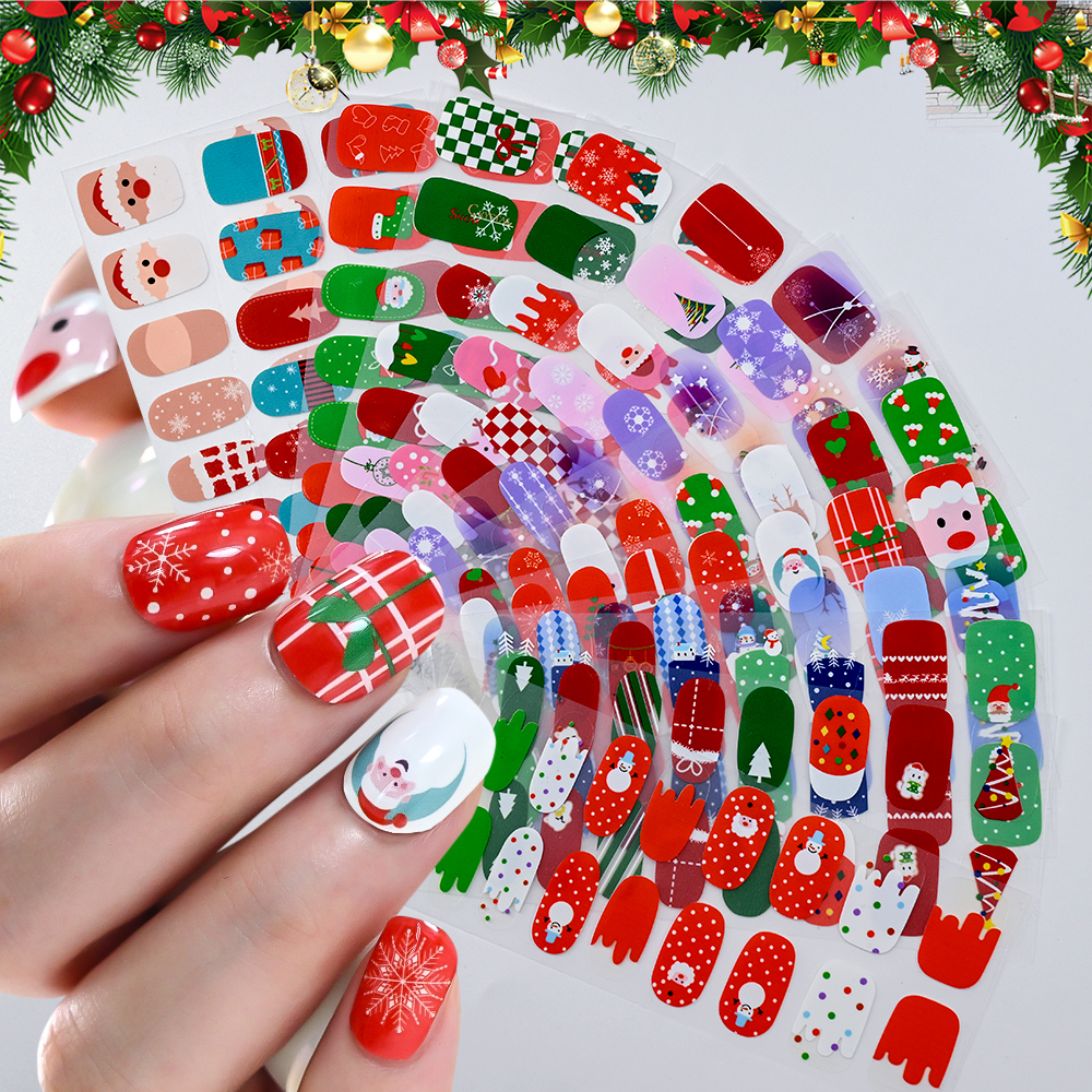16Tips Christmas Nail Polish S - Nail Art Xmas Design ulasan dan harga