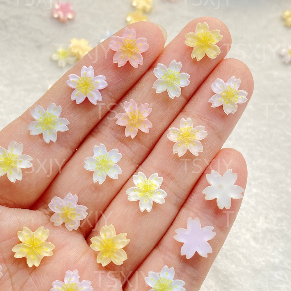 50pcs New Model Resin Cute Min - Nail Art Wedding ulasan dan harga