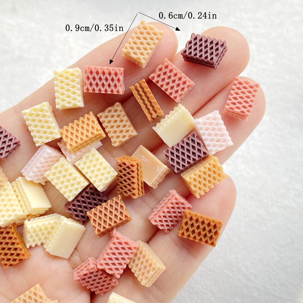 50pcs Resin Mixed Circle Grid  - Nail Art Wedding ulasan dan harga