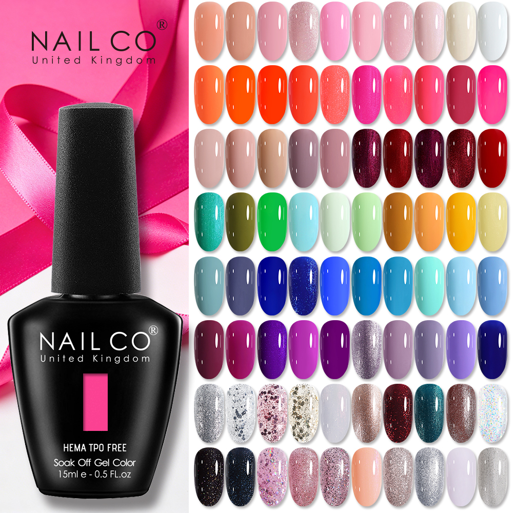 NAILCO 15ml Nail Art Gel Lack  - Nail Art Natural Pink ulasan dan harga