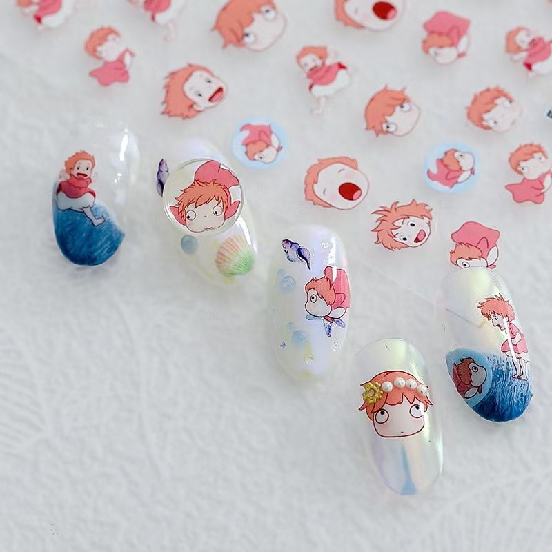 Miniso New Anime Nail Stickers - Nail Art Zelda ulasan dan harga