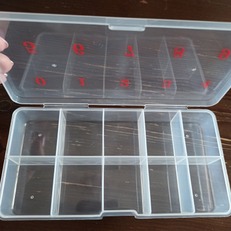 10Grids Nails Art Organizer Bo - Nail Art Glitter ulasan dan harga