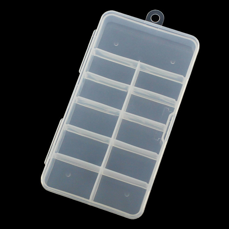10Grids Nails Art Organizer Bo - Nail Art Glitter ulasan dan harga