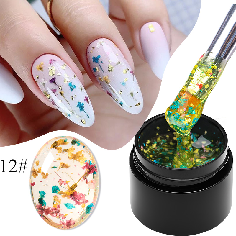 MEET ACROSS 5ml Pink Dried Flo - Nail Art Natural Pink ulasan dan harga