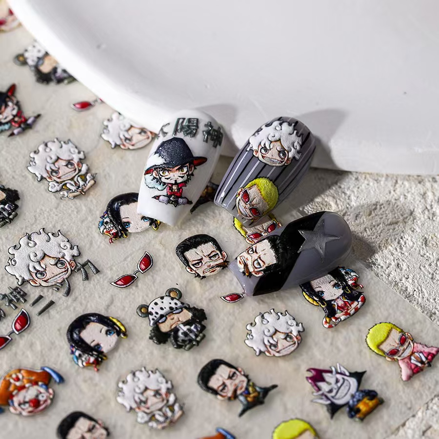 1 Piece 5D One Piece Nail Stic - Nail Art Zoro One Piece ulasan dan harga