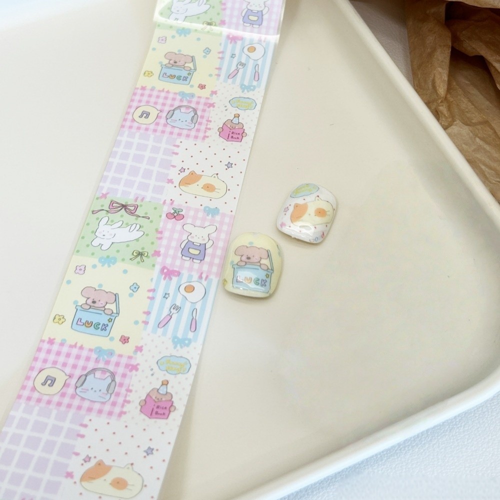 10Rolls Colorful Nail Foils Tr - Nail Art Denim ulasan dan harga
