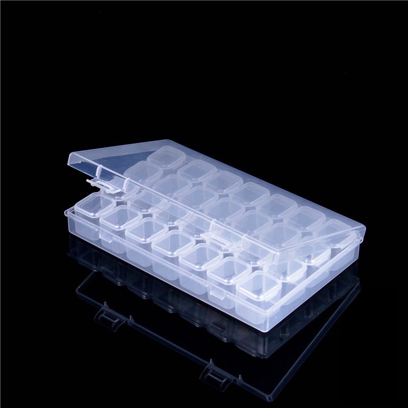 28 Compartment Empty Nail Art  - Nail Art Glitter ulasan dan harga