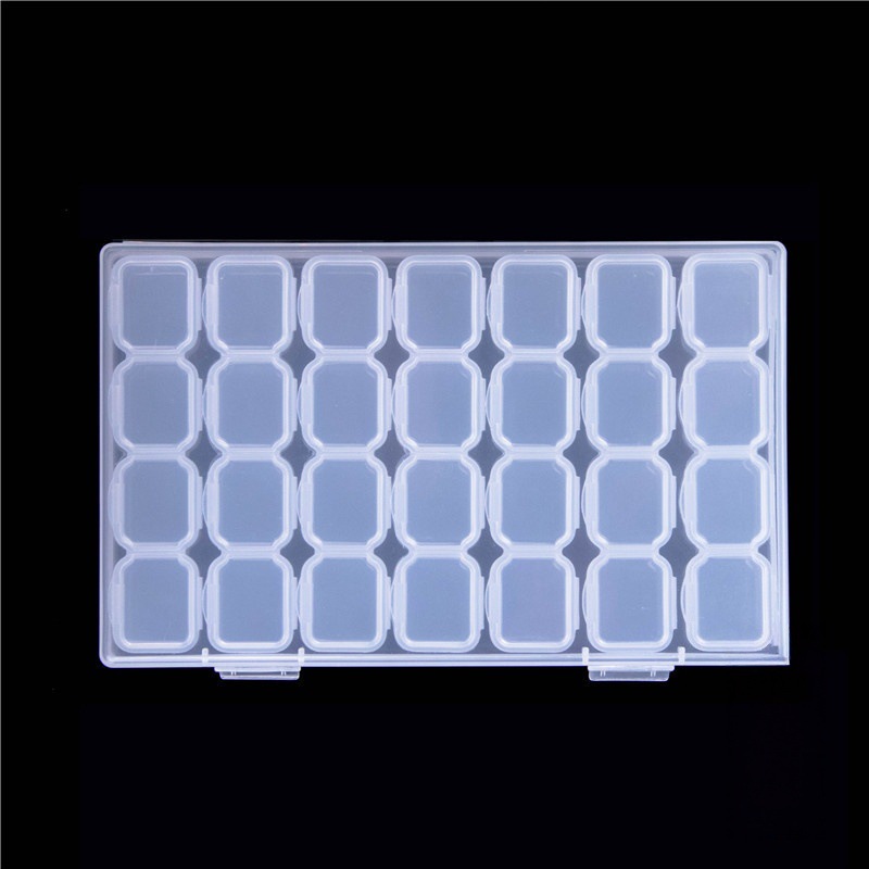 28 Compartment Empty Nail Art  - Nail Art Glitter ulasan dan harga
