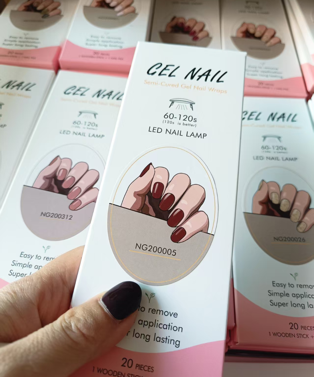 20/22Tips UV Semi cured Gel Na - Nail Art Xmas Design ulasan dan harga