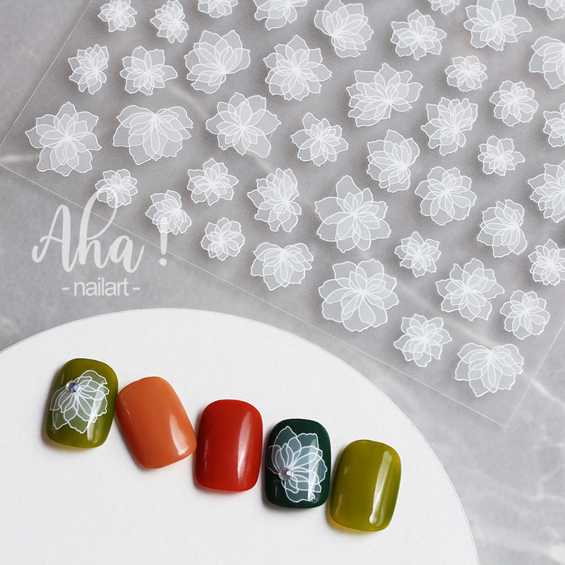 3D Translucence Nail Art Stick - Nail Art Van Gogh ulasan dan harga