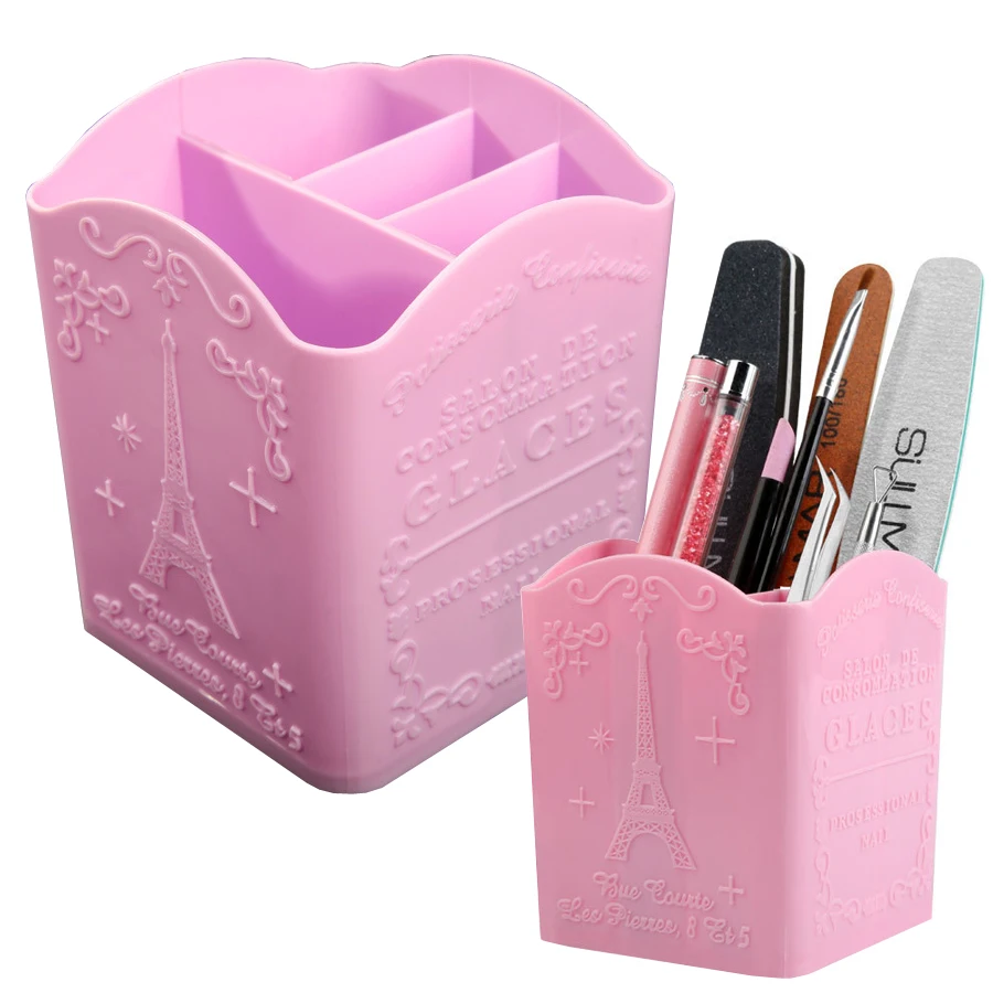 4-Compartment Nail Art Brush H - Nail Art Simple ulasan dan harga