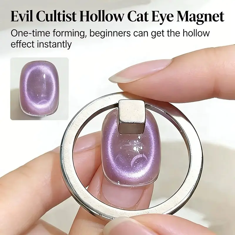 Circular Design Cat Eye Magnet - Nail Art One Piece ulasan dan harga