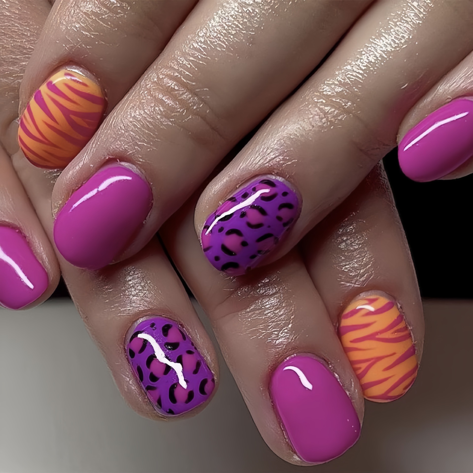 Short long fake nails for wome - Nail Art Glitter ulasan dan harga