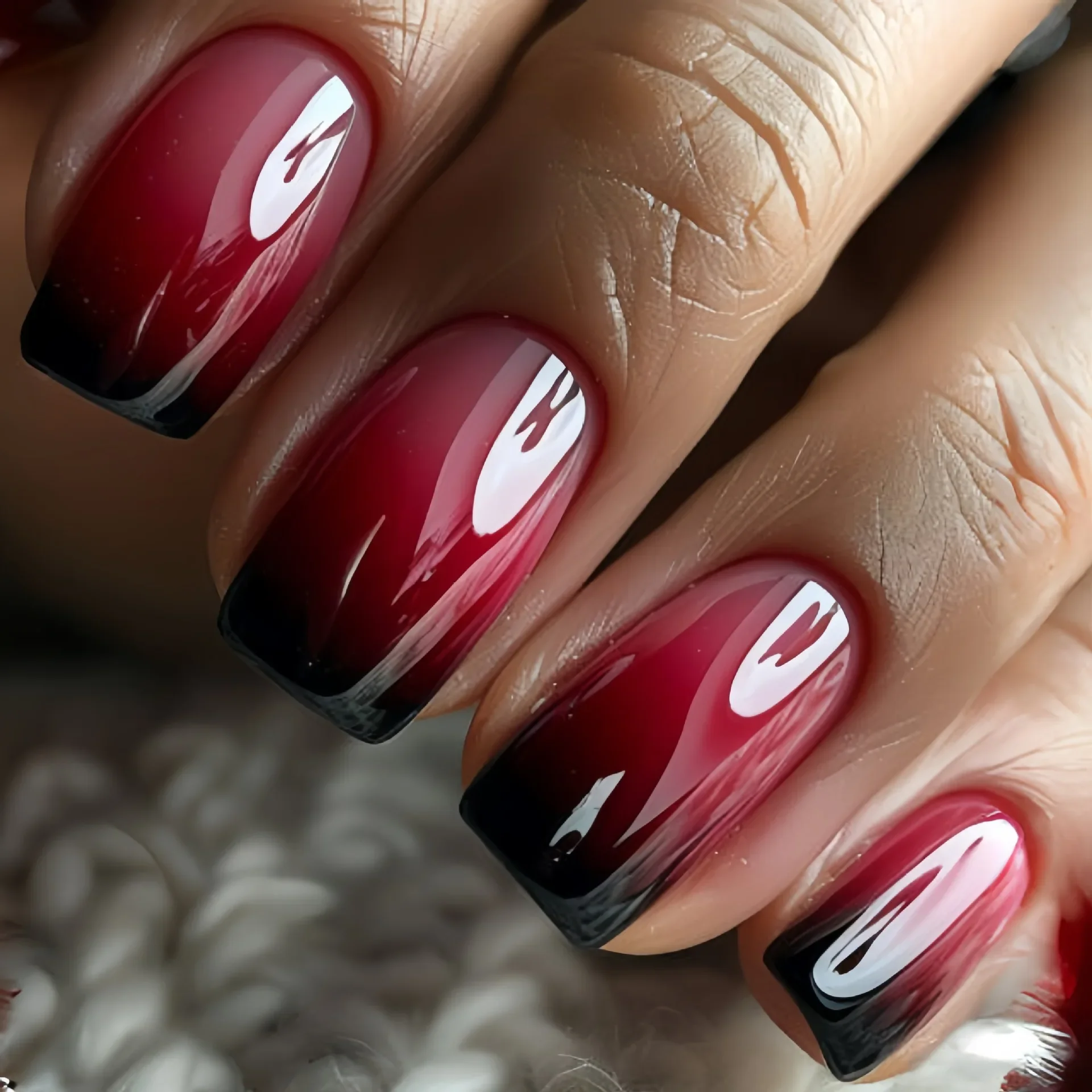 24pc Press on Nails Black Grad - Nail Art Pink ulasan dan harga