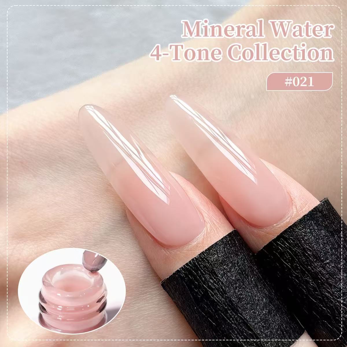 XEIJAYI 4 Colors Jelly Gel Nai - Nail Art Natural Pink ulasan dan harga