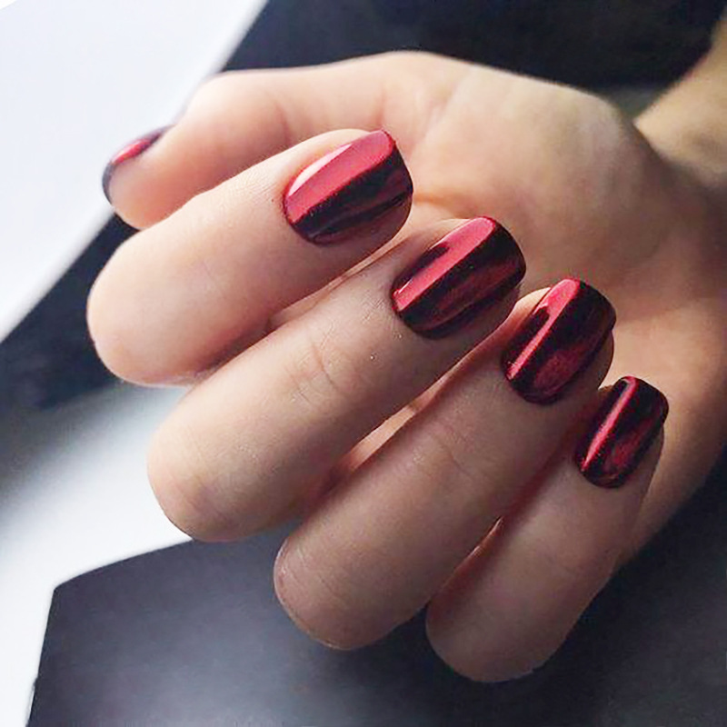 24pcs Solid Color Full Cover N - Nail Art Simple ulasan dan harga