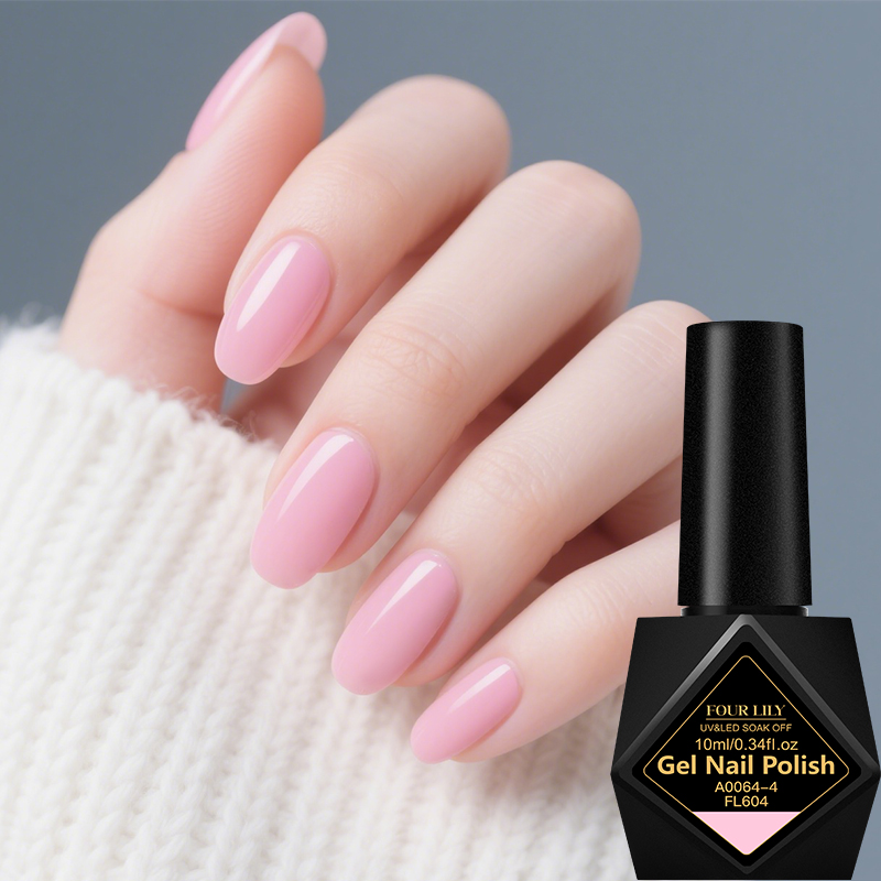 3PCS Nude Pink Gel Nail Polish - Nail Art Natural Pink ulasan dan harga
