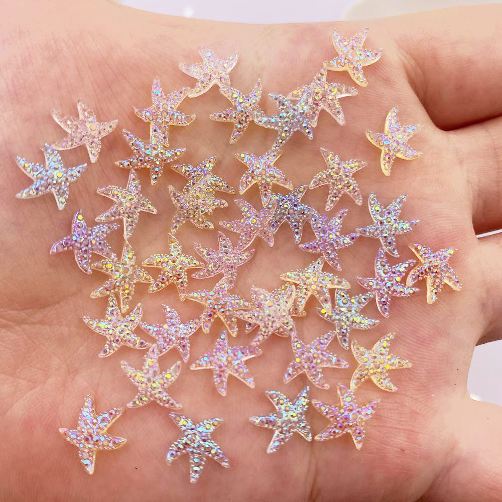 10mm Mini Shiny Star Nail Art  - Nail Art Wedding ulasan dan harga