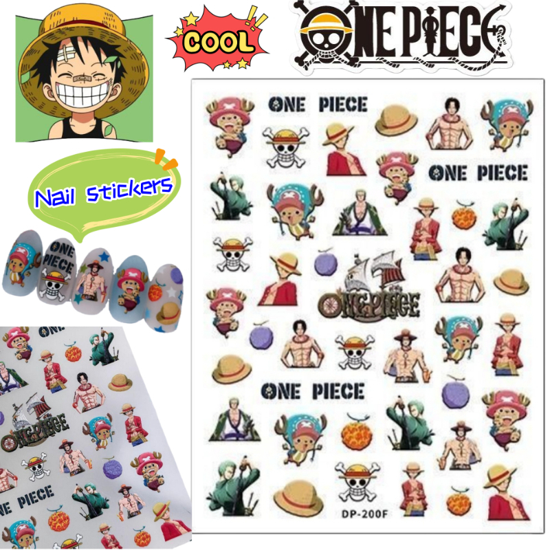 One Piece Monkey D. Luffy Roro - Nail Art Zoro One Piece ulasan dan harga