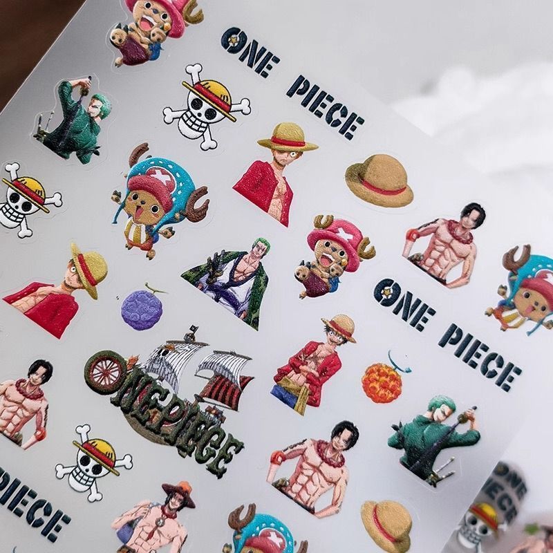 One Piece Monkey D. Luffy Roro - Nail Art Zoro One Piece ulasan dan harga