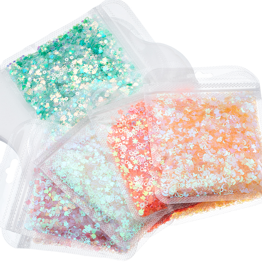 20gram 3-6mm Mixed Glitter Seq - Nail Art Glitter ulasan dan harga