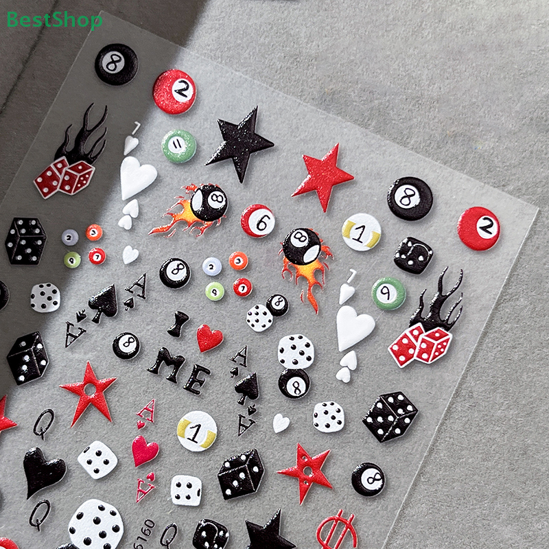 ☆☆☆3D Stereoscopic Cherry Bill - Nail Art Van Gogh ulasan dan harga