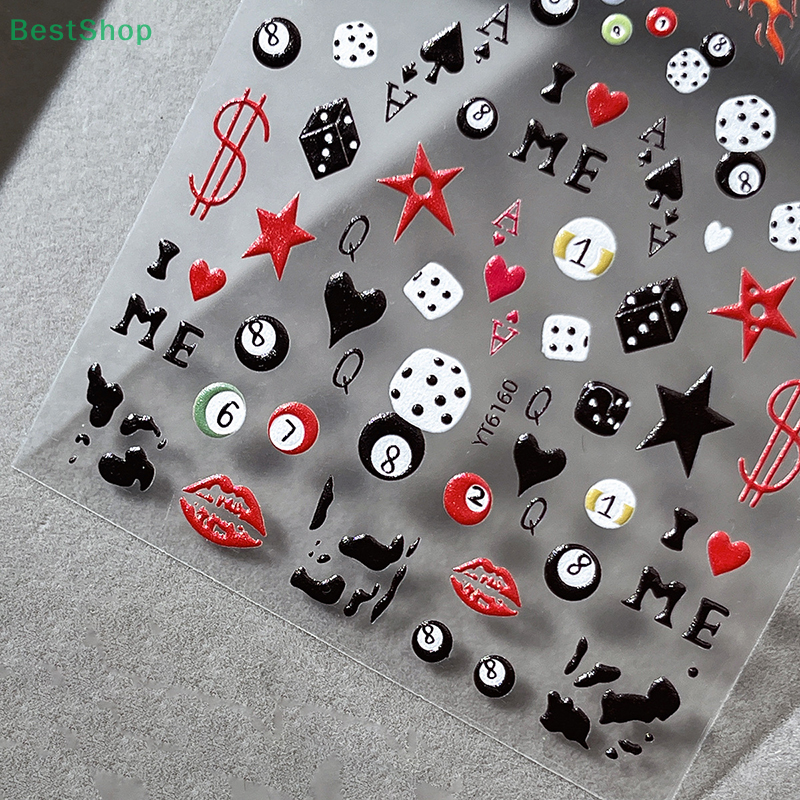 ☆☆☆3D Stereoscopic Cherry Bill - Nail Art Van Gogh ulasan dan harga
