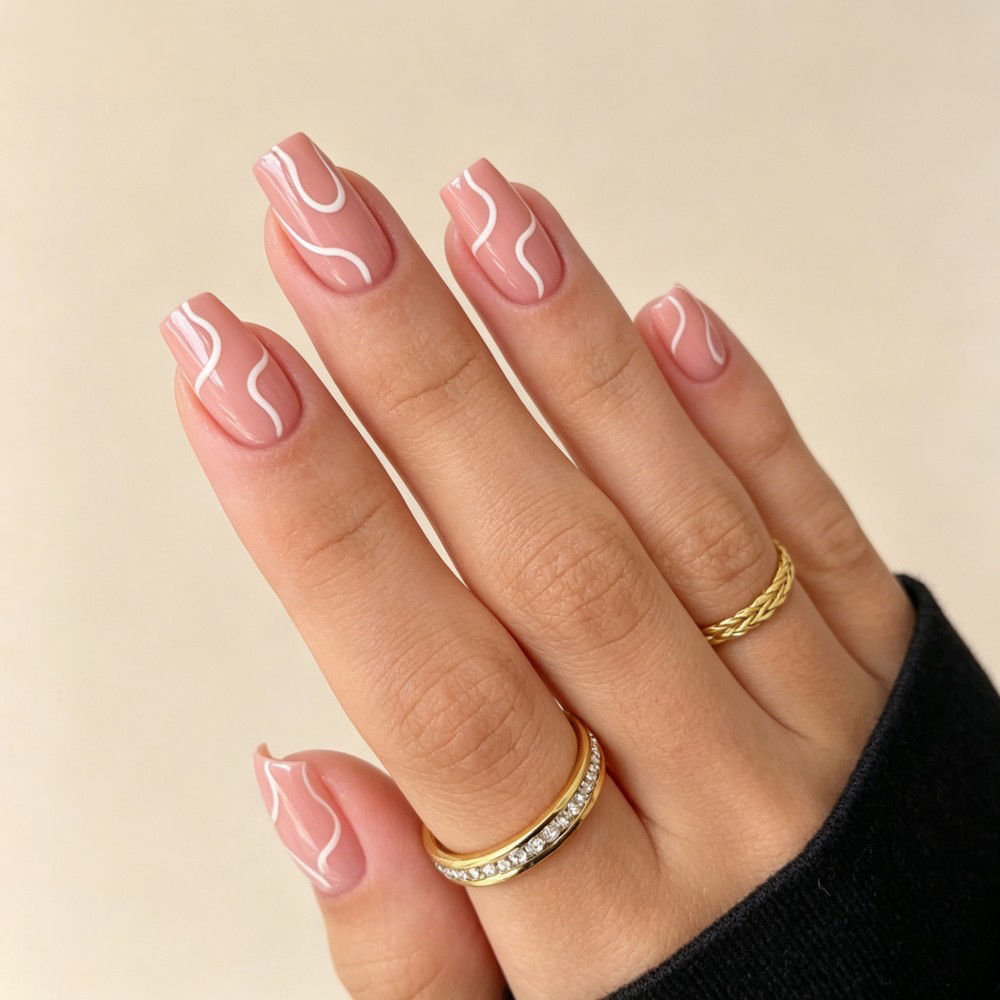24pcs French Simple Cherry Red - Nail Art Simple ulasan dan harga