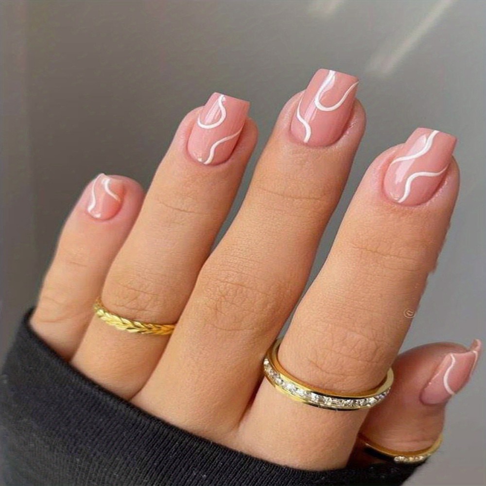 24pcs French Simple Cherry Red - Nail Art Simple ulasan dan harga