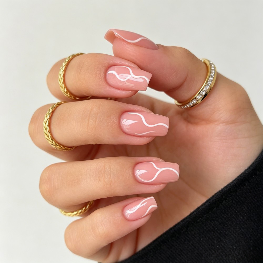 24pcs French Simple Cherry Red - Nail Art Simple ulasan dan harga