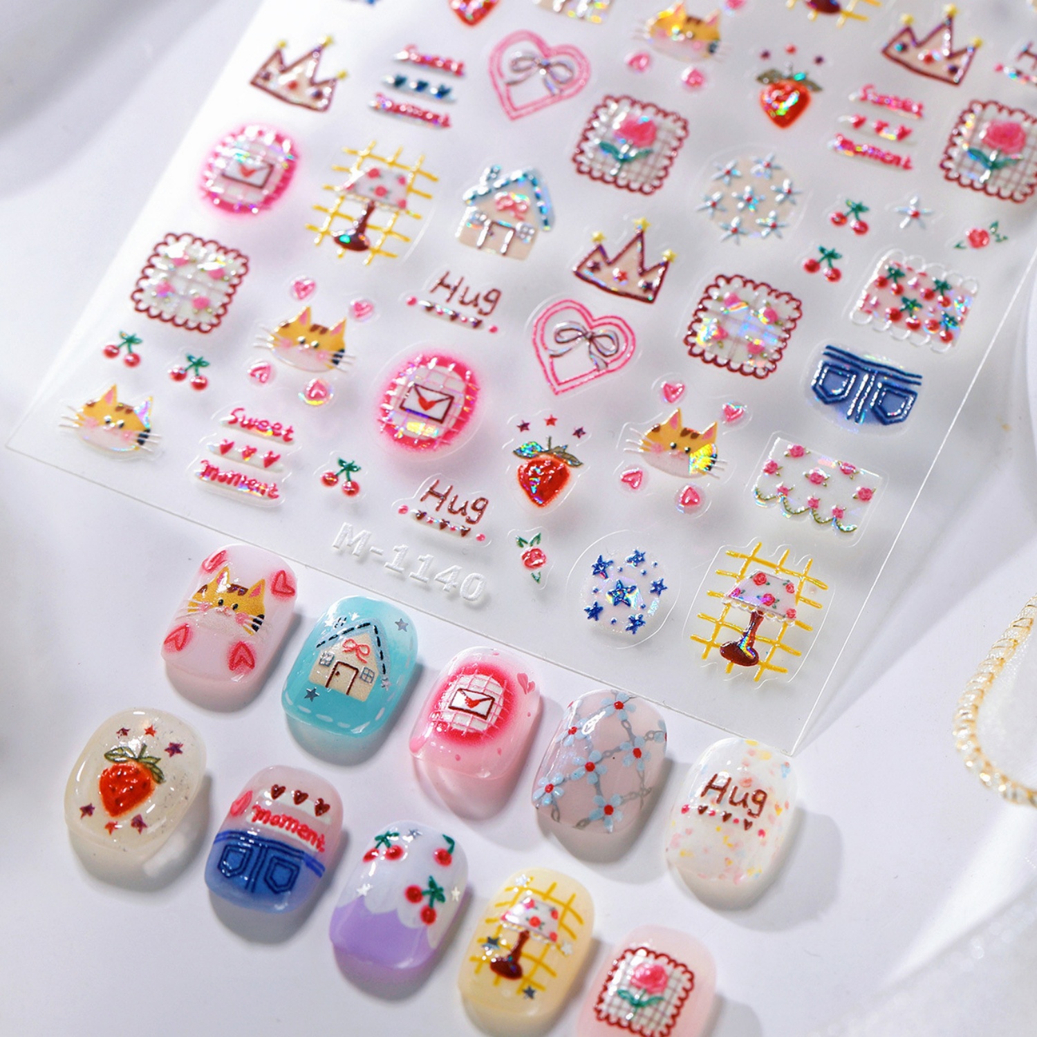 An Array of Stars Cat House St - Nail Art Denim ulasan dan harga