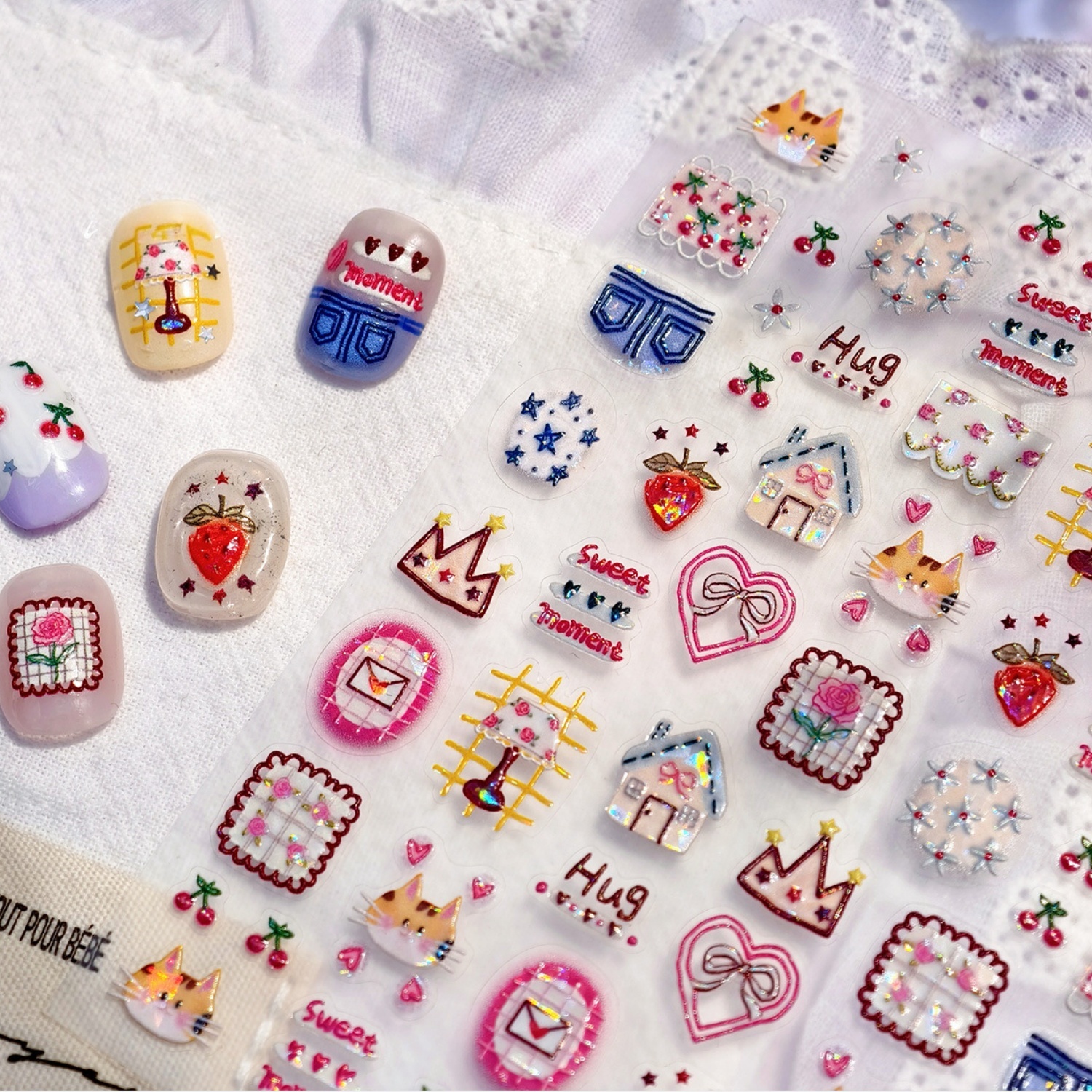 An Array of Stars Cat House St - Nail Art Denim ulasan dan harga