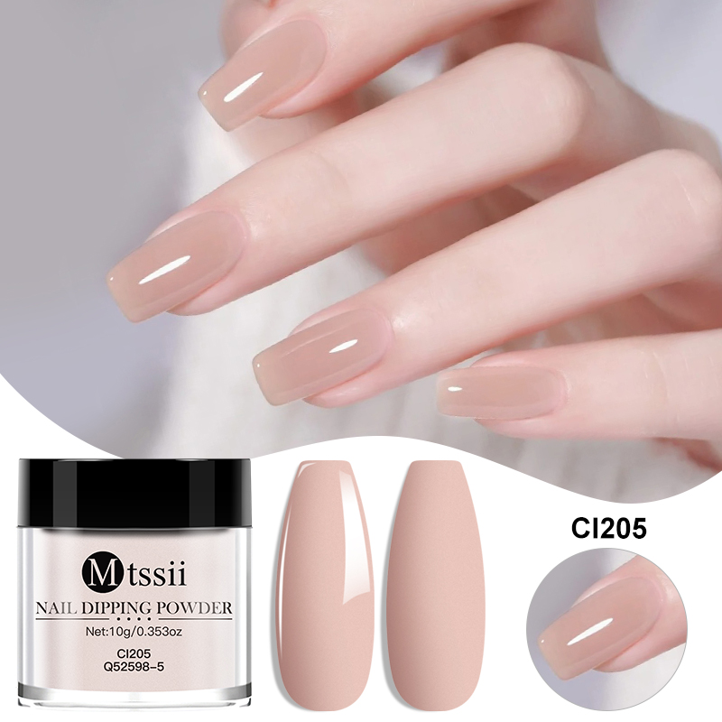 11pcs/set Nail Dipping Powder  - Nail Art Natural Pink ulasan dan harga
