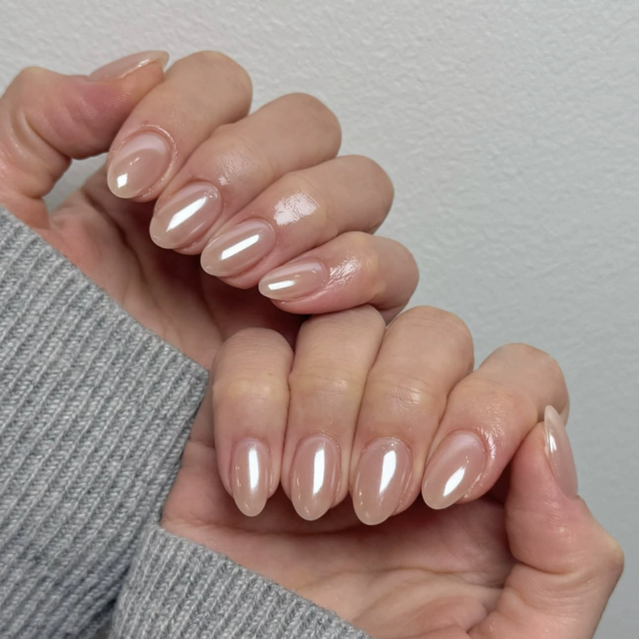 24Pcs Simple Nude Pink Solid N - Nail Art Simple ulasan dan harga