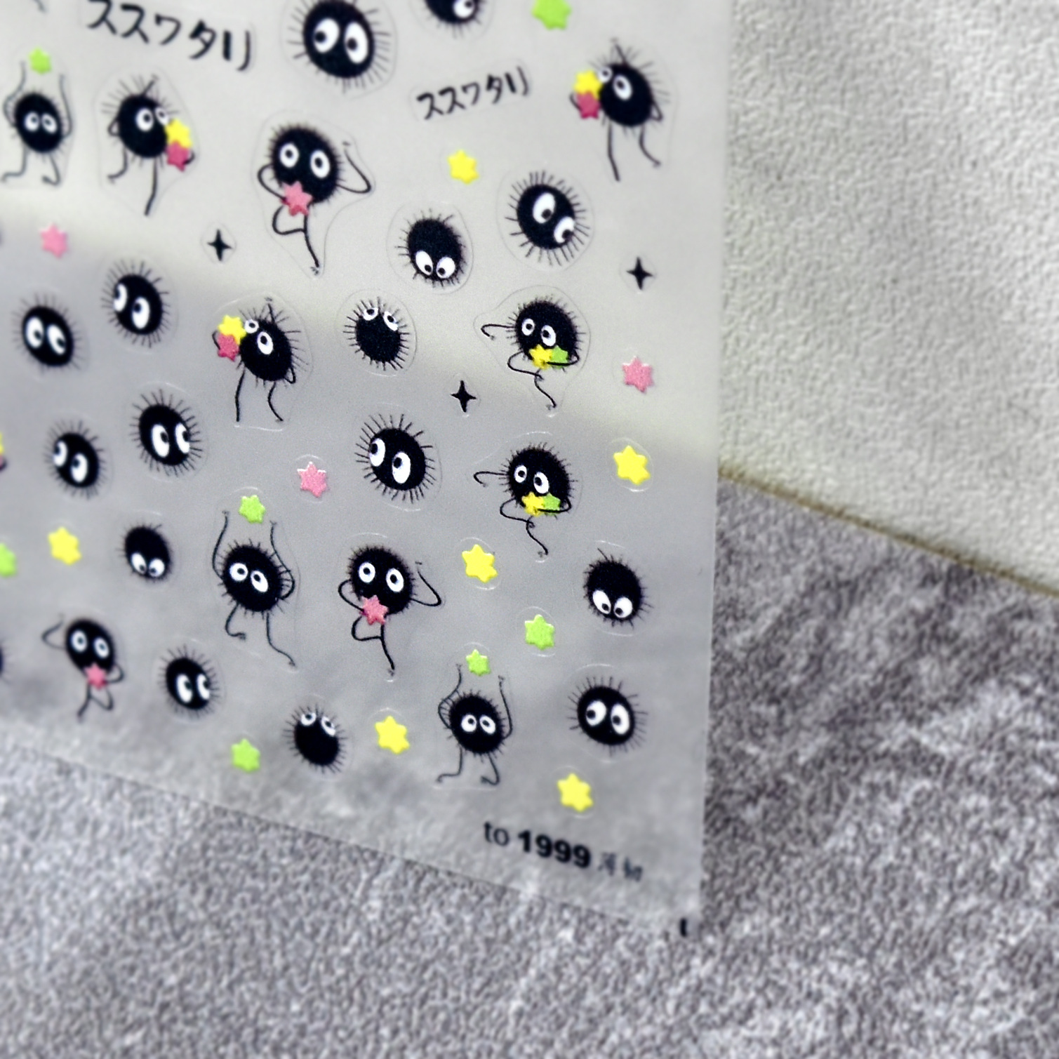 1Pcs Chibi Character Susuwatar - Nail Art Van Gogh ulasan dan harga