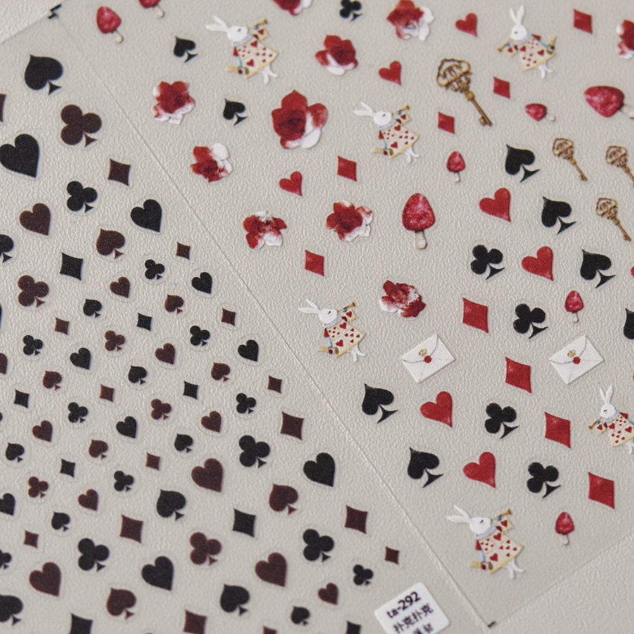 1PCS 5D Fashion Poker Design N - Nail Art Zelda ulasan dan harga