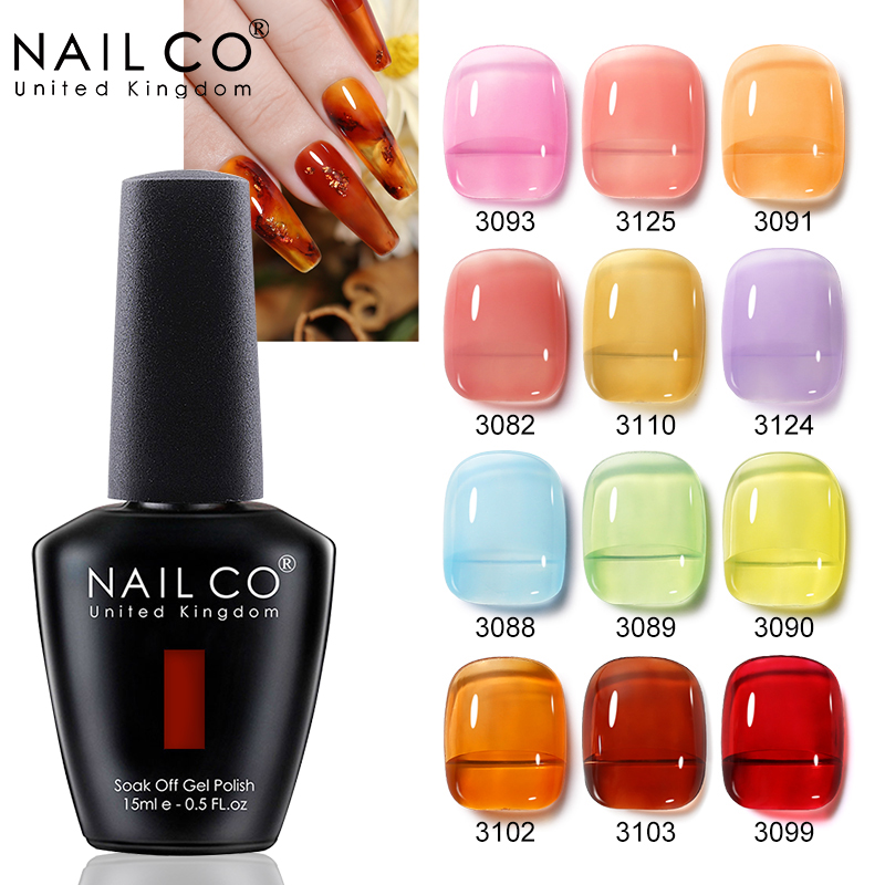 NailCo Jelly Gel Nail Polish T - Nail Art Natural Pink ulasan dan harga