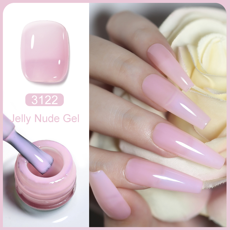 NailCo Jelly Gel Nail Polish T - Nail Art Natural Pink ulasan dan harga