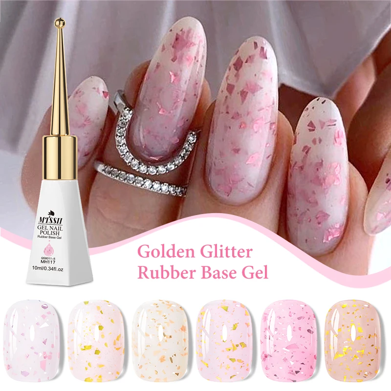 MTSSII 6/8Pcs Rubber Base Gel  - Nail Art Natural Pink ulasan dan harga